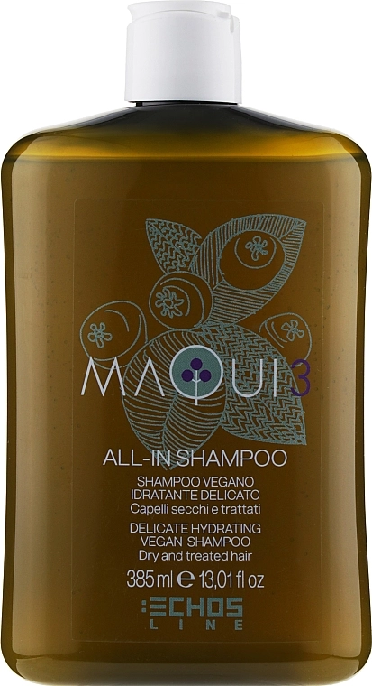 Echosline Делікатний зволожувальний шампунь Maqui 3 Delicate Hydrating Vegan Shampoo - фото N1