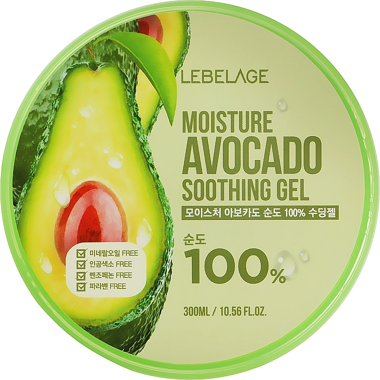 Lebelage Гель для обличчя Moisture Avocado 100% Soothing Gel - фото N1