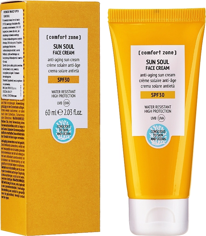 Comfort Zone Крем солнцезащитный для лица Sun Soul Face Cream SPF 30 - фото N2