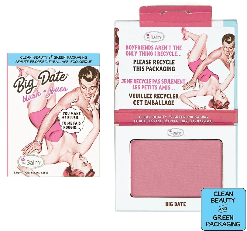 TheBalm Big Date Blush Рум'яна для обличчя - фото N1