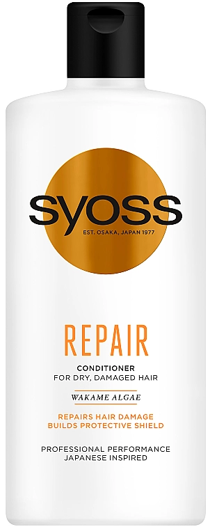 SYOSS Кондиционер для волос Repair Conditioner Wakame Algae For Dry Damaged Hair - фото N1