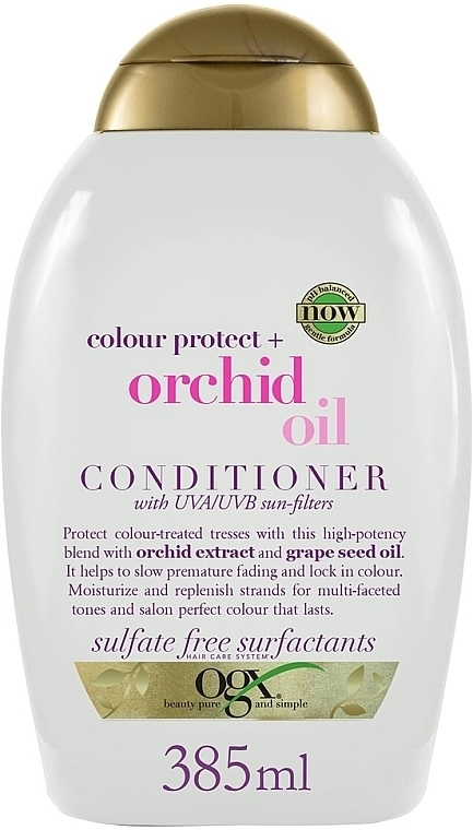 OGX Кондиционер для ухода за окрашенными волосами "Масло орхидеи" Orchid Oil Conditioner - фото N1
