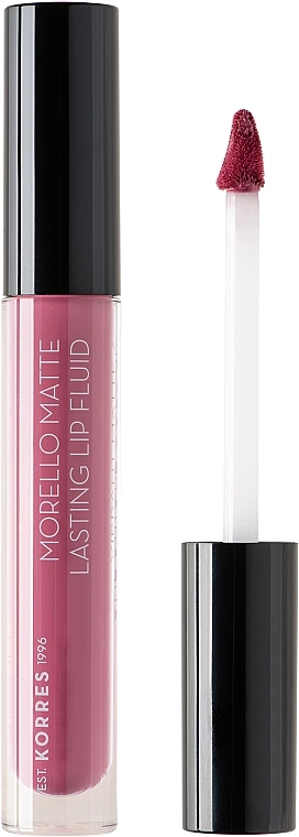 Korres Morello Matte Lasting Lip Fluid Матовий флюїд для губ - фото N1