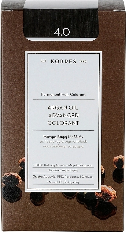 Korres Фарба для волосся Argan Oil Hair Colorant - фото N1