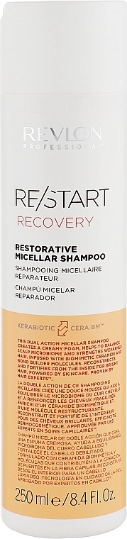 Revlon Professional Шампунь для відновлення волосся Restart Recovery Restorative Micellar Shampoo - фото N1