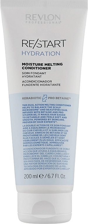 Revlon Professional Кондиционер для увлажнения волос Restart Hydration Moisture Melting Conditioner - фото N1