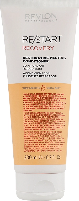 Revlon Professional Кондиціонер для відновлення волосся Restart Recovery Restorative Melting Conditioner - фото N1