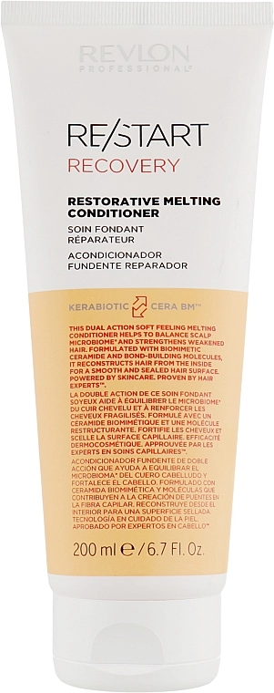 Revlon Professional Кондиціонер для відновлення волосся Restart Recovery Restorative Melting Conditioner - фото N3