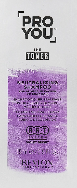 Revlon Professional Шампунь для блондованого волосся Pro You The Toner Shampoo (пробник) - фото N1