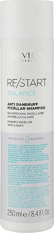 Revlon Professional Шампунь проти лупи Restart Balance Anti-Dandruff Micellar Shampoo - фото N1