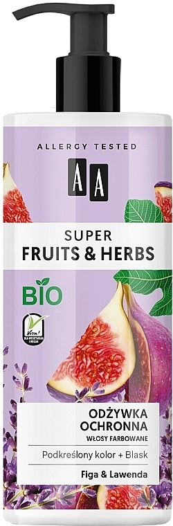 AA Кондиціонер для волосся Cosmetics Super Fruits & Herbs Conditioner Fig & Lavender - фото N1