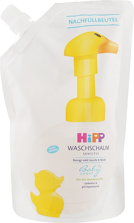 HIPP Пінка для вмивання і миття рук (наповнювач) Babysanft - фото N1