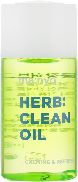 Manyo Гідрофільна олія з екстрактом трав Factory Herb Green Cleansing Oil (міні) - фото N1