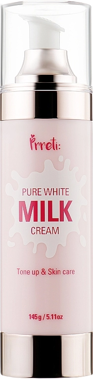 Prreti Увлажняющий крем для осветления лица на основе молочных протеинов Pure White Milk Cream - фото N4