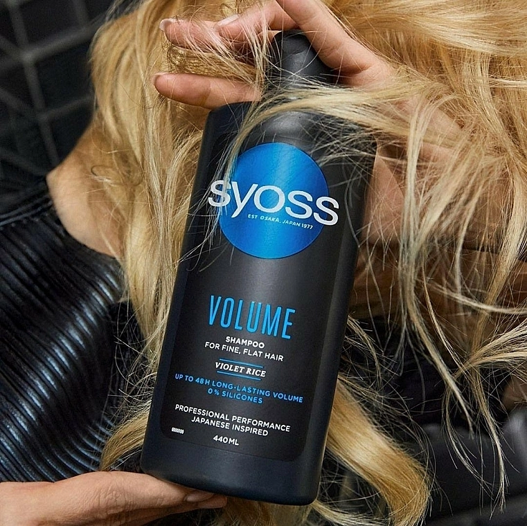 SYOSS Шампунь для об'єму волосся Volume Violet Rice Shampoo - фото N8