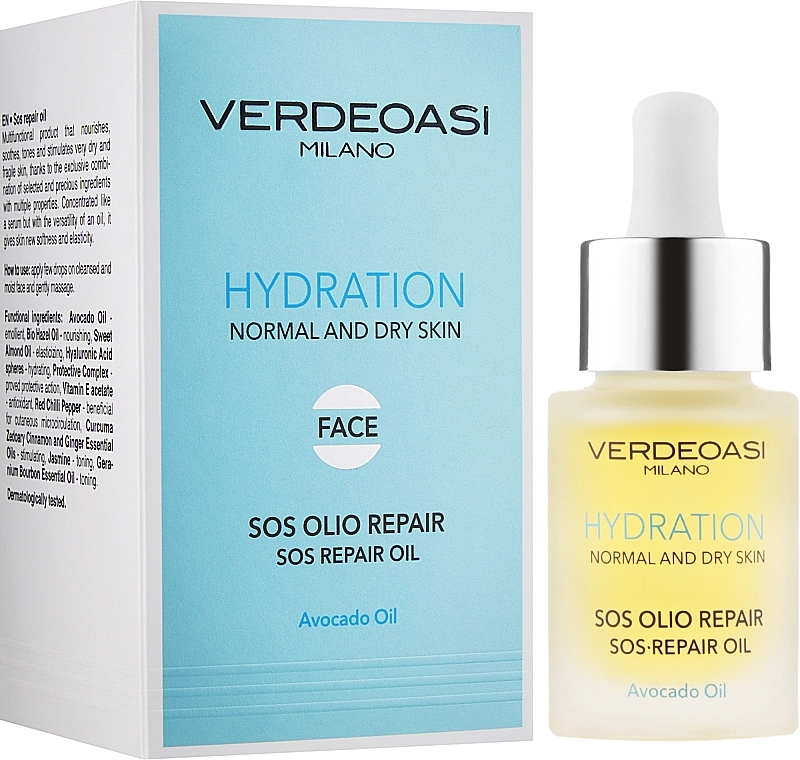 Verdeoasi SOS-восстанавливающее масло для лица Sos Repair Oil - фото N2