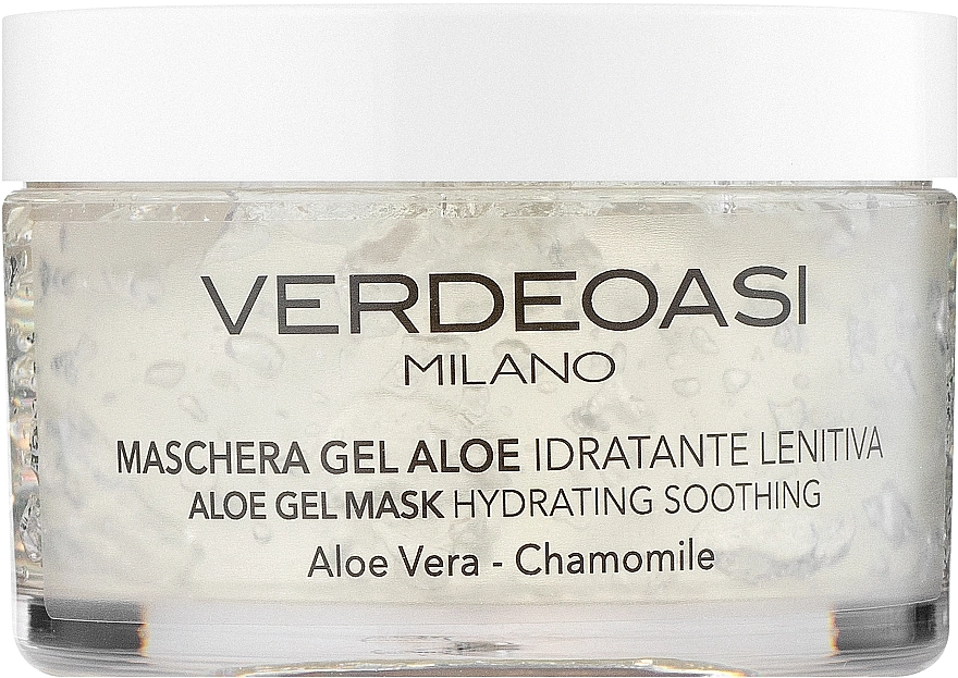 Verdeoasi Гелева маска з алое, зволожувальна, заспокійлива Aloe Gel Mask Hydrating Soothing - фото N1