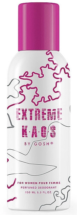 Gosh Copenhagen Gosh Extreme Kaos For Women Дезодорант-спрей - фото N1