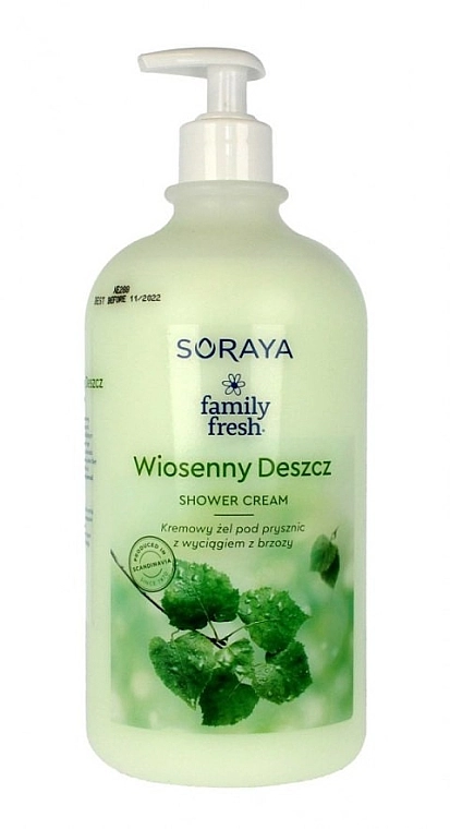 Soraya Крем-гель для душу "Весняний дощ" Family Fresh - фото N1