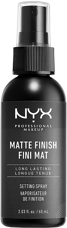 NYX Professional Makeup Matte Finish Long Lasting Setting Spray Спрей-фіксатор для макіяжу з матовим фінішем - фото N1