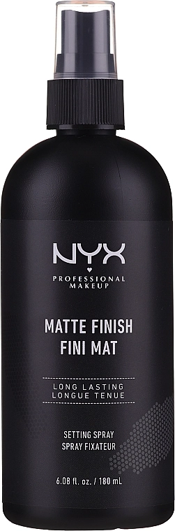 NYX Professional Makeup Matte Finish Long Lasting Setting Spray Спрей-фіксатор для макіяжу з матовим фінішем - фото N2