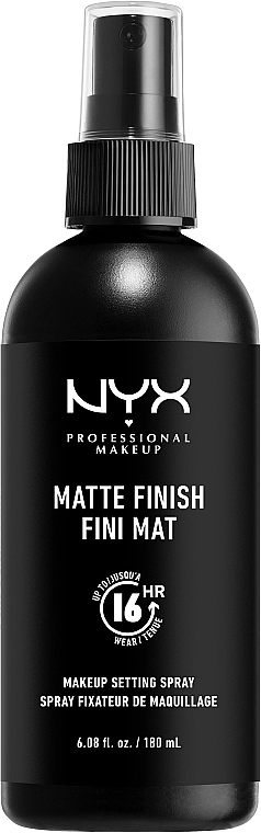 NYX Professional Makeup Matte Finish Long Lasting Setting Spray Спрей-фіксатор для макіяжу з матовим фінішем - фото N5