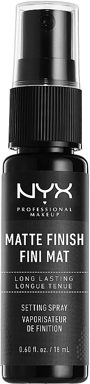 NYX Professional Makeup Matte Finish Long Lasting Setting Spray (миниатюра) Спрей-фиксатор для макияжа с матовым финишем - фото N3