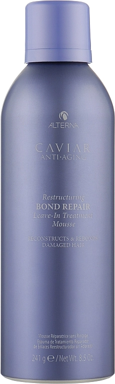 Alterna Мус для волосся Caviar Anti-Aging Restructuring Bond Repair leave-in treat Mousse - фото N1