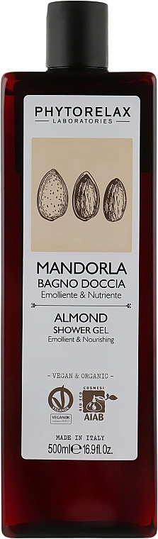 Phytorelax Laboratories Гель для душу зволожувальний Almond Shower Gel - фото N1