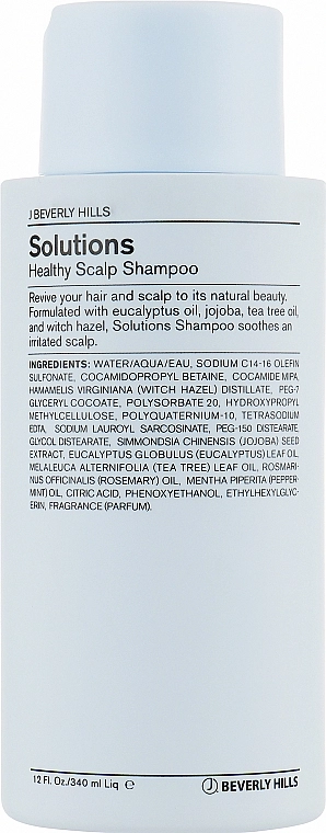 J Beverly Hills Шампунь лікувальний для волосся й шкіри голови Blue Specialty Solutions Healthy Scalp Shampoo - фото N1