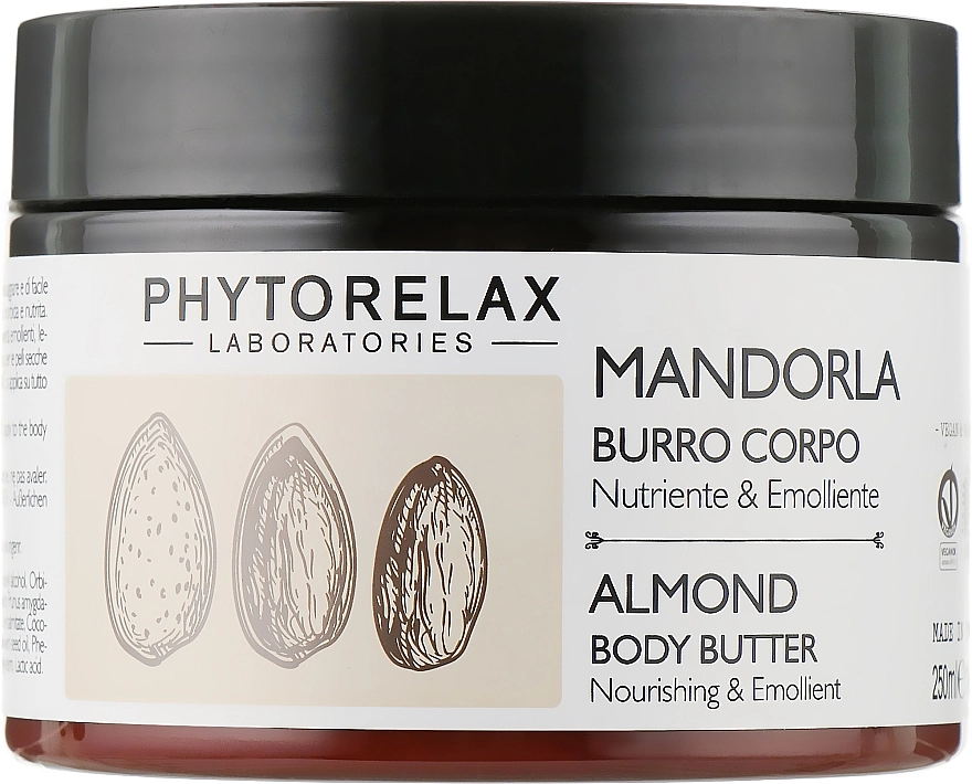 Phytorelax Laboratories Крем-масло для тіла зволожувальний Almond Body Butter - фото N1