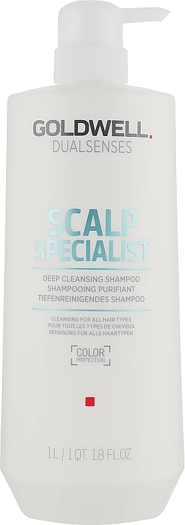 Goldwell Шампунь глибокого очищення DualSenses Scalp Specialist Deep Cleansing Shampoo - фото N3