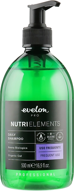 Parisienne Italia Щоденний шампунь для волосся Evelon Pro Nutri Elements Daily Shampoo Organic Oat - фото N1