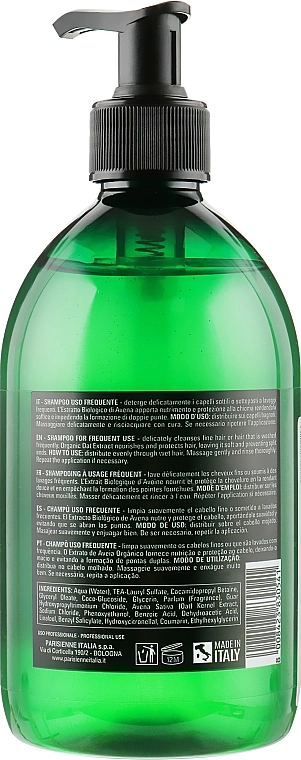 Parisienne Italia Щоденний шампунь для волосся Evelon Pro Nutri Elements Daily Shampoo Organic Oat - фото N2