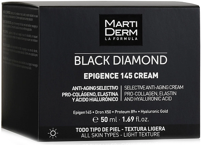 MartiDerm Дневной крем для лица Black Diamond Epigence 145 Cream - фото N1