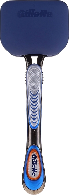 Gillette Подарочный набор с дорожной крышкой Fusion5 Razor Cracker (razor/1pcs + road cover) - фото N3