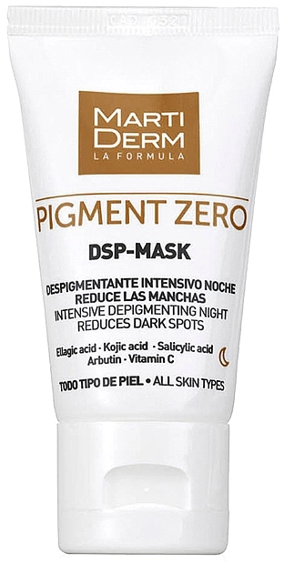 MartiDerm Депігментувальна маска для обличчя Pigment Zero DSP-Mask Intensive Depigmenting Night - фото N2