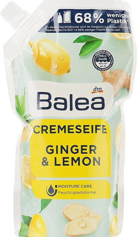 Balea Крем-мыло для рук с имбирем и лимоном Ginger & Lemon Cream - фото N1