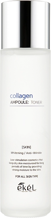 Ekel Увлажняющий тоник с коллагеном Collagen Ampoule Toner - фото N1