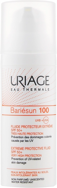 Uriage Солнцезащитный крем с экстремальной защитой Bariesun 100 Extreme Protective Fluid SPF 50+ - фото N1