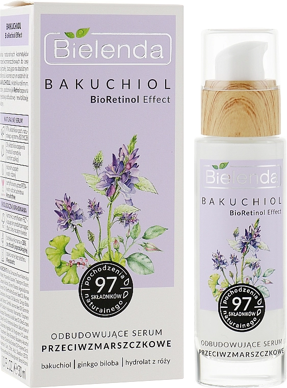 Bielenda Відновлювальна сироватка проти зморщок Bakuchiol BioRetinol - фото N1