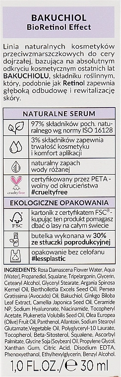 Bielenda Відновлювальна сироватка проти зморщок Bakuchiol BioRetinol - фото N3