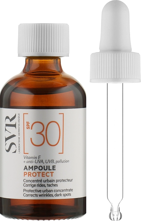 SVR Концентрат для лица Ampoule Protect Spf30 - фото N1