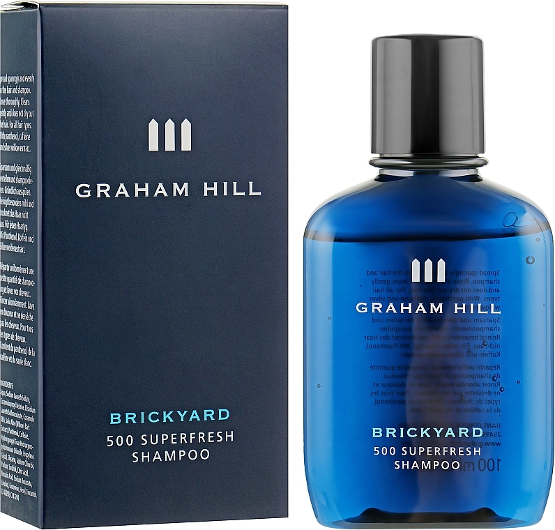 Graham Hill Шампунь для ежедневного мытья волос Brickyard 500 Superfresh Shampoo - фото N2