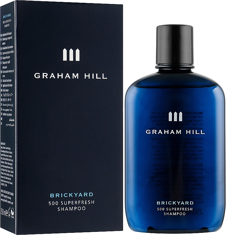 Graham Hill Шампунь для ежедневного мытья волос Brickyard 500 Superfresh Shampoo - фото N4