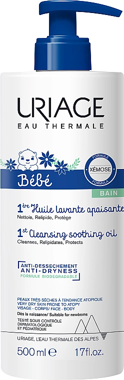 Uriage Успокаивающее очищающее масло BB 1st Soothing Cleansing Oil - фото N1