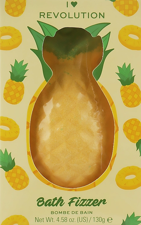 I Heart Revolution Бомбочка для ванни Pineapple Fruit Bath Fizzer - фото N2
