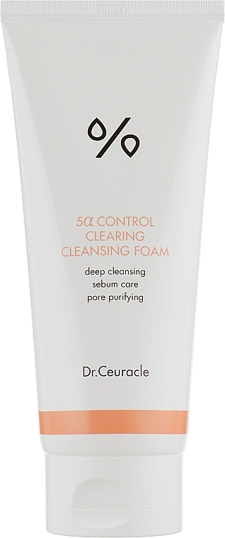 Dr. Ceuracle Себорегулювальна пінка для обличчя 5α Control Clearing Cleansing Foam - фото N1