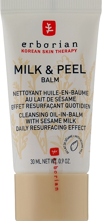 Erborian Розгладжувальний бальзам-пілінг "Кунжутне молоко" Milk & Peel Balm - фото N1