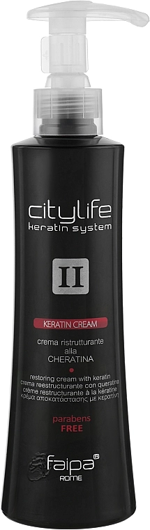 Faipa Roma Відновлювальний крем для волосся, з кератином City Life Keratin Hair Cream - фото N1